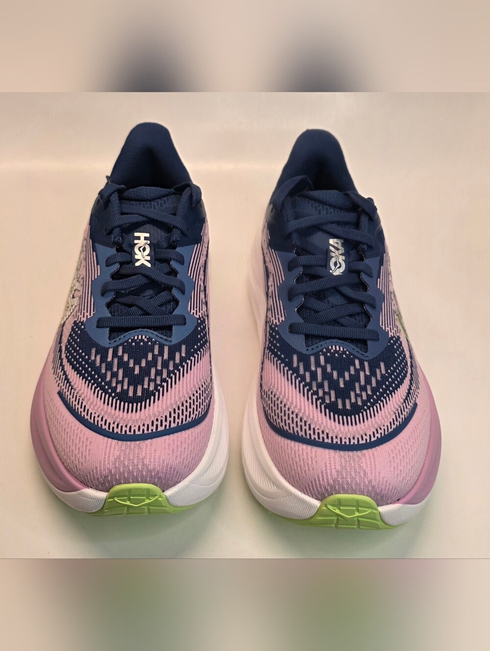 New Hoka One Skyflow Lightweight Running Shoes Pink~Blue Women's Size 8.5B - Picture 8 of 12